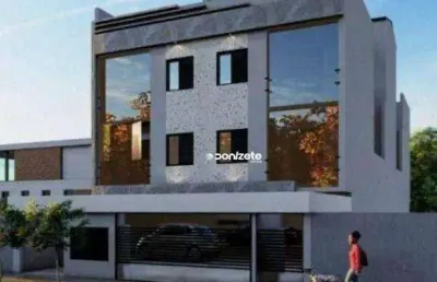 Cobertura com 2 dormitórios à venda, 100 m² por r$ 410.000,00 - jardim ana maria - santo andré/sp