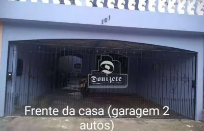 Sobrado terreno 10x25  com 3 dormitórios à venda, 135 m² por r$ 532.000 - jardim las vegas - santo andré/sp