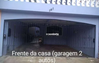 Sobrado terreno 10x25  com 3 dormitórios à venda, 135 m² por r$ 532.000 - jardim las vegas - santo andré/sp