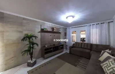 Sobrado com 4 dormitórios à venda, 202 m² por r$ 729.990,99 - jardim santo alberto - santo andré/sp