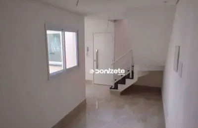 Cobertura com 2 dormitórios à venda, 86 m² por r$ 419.950,00 - vila pires - santo andré/sp
