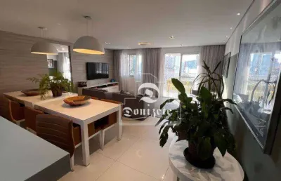 Apartamento com 3 dormitórios à venda, 115 m² por r$ 1.090.000,00 - vila valparaíso - santo andré/sp
