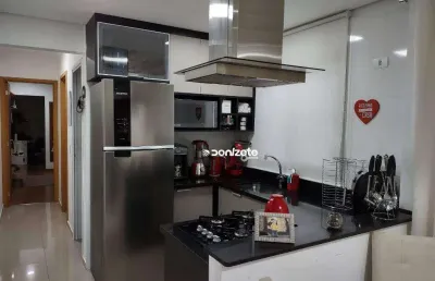 Apartamento com 1 dormitório à venda, 58 m² por r$ 425.000,10 - parque das nações - santo andré/sp