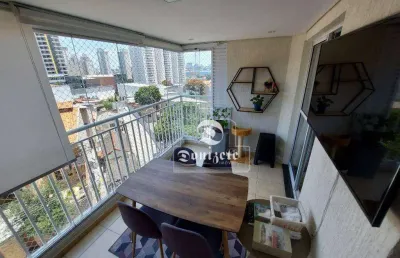 Apartamento com 3 dormitórios à venda, 86 m² por r$ 820.000,00 - vila valparaíso - santo andré/sp