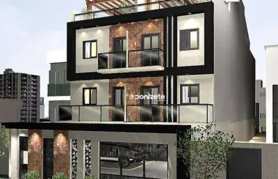 Cobertura com 2 dormitórios à venda, 83 m² por r$ 580.000,00 - jardim bela vista - santo andré/sp