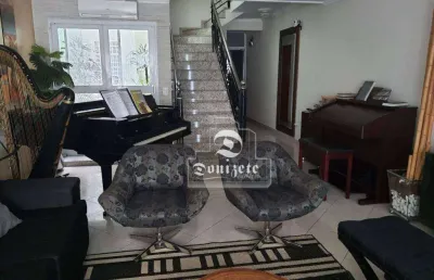 Sobrado com 3 dormitórios à venda, 360 m² por r$ 1.700.000,00 - parque jaçatuba - santo andré/sp