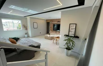 Cobertura com 4 dormitórios à venda, 177 m² por r$ 1.500.000,00 - utinga - santo andré/sp