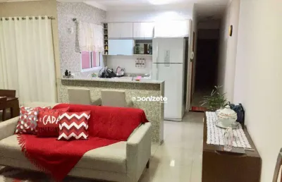 Cobertura com 3 dormitórios à venda, 150 m² por r$ 690.000,00 - vila scarpelli - santo andré/sp