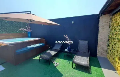 Cobertura com 3 dormitórios à venda, 134 m² por r$ 849.990,00 - paraíso - santo andré/sp