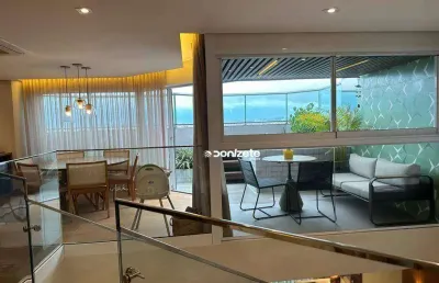 Cobertura com 2 dormitórios, 182 m² - venda por r$ 3.500.000,00 ou aluguel por r$ 11.903,00/mês - jardim - santo andré/sp