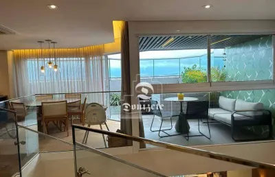 Cobertura com 2 dormitórios, 182 m² - venda por r$ 3.500.000,00 ou aluguel por r$ 11.903,00/mês - jardim - santo andré/sp