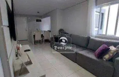 Cobertura à venda, 134 m² por r$ 760.000,00 - vila valparaíso - santo andré/sp