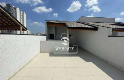 Cobertura com 2 dormitórios à venda, 122 m² por r$ 480.000,00 - vila pires - santo andré/sp