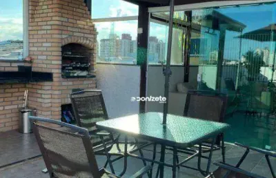 Cobertura com 2 dormitórios à venda, 120 m² por r$ 660.000,00 - paraíso - santo andré/sp