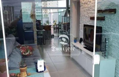Cobertura à venda, 160 m² por r$ 669.998,00 - vila valparaíso - santo andré/sp