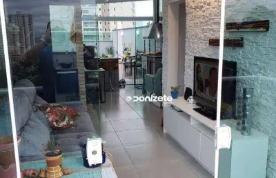 Cobertura à venda, 160 m² por r$ 669.998,00 - vila valparaíso - santo andré/sp