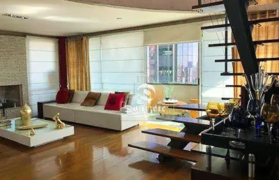 Cobertura com 5 dormitórios, 414 m² - venda por r$ 3.500.000,00 ou aluguel por r$ 22.056,67/mês - jardim - santo andré/sp