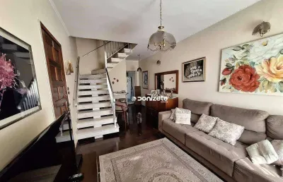Sobrado com 3 dormitórios à venda, 186 m² por r$ 710.000,00 - santa maria - santo andré/sp