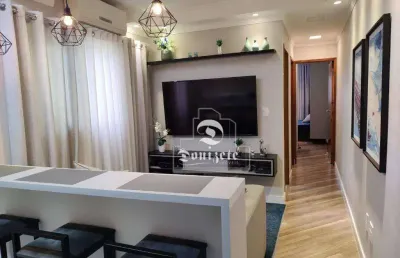Apartamento com 2 dormitórios à venda, 54 m² por r$ 419.000,00 - vila pires - santo andré/sp