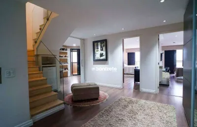 Cobertura à venda, 357 m² por r$ 2.999.999,99 - jardim - santo andré/sp