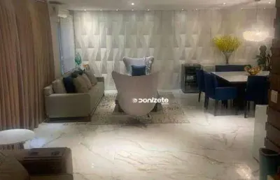 Apartamento com 3 dormitórios à venda, 190 m² por r$ 2.800.000,00 - jardim - santo andré/sp