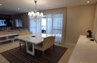 Apartamento com 3 dormitórios para alugar, 133 m² por r$ 11.600,00/mês - jardim - santo andré/sp