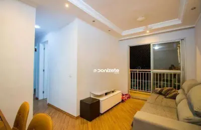 Apartamento com 3 dormitórios à venda, 60 m² por r$ 367.000,00 - vila homero thon - santo andré/sp