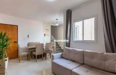 Cobertura com 3 dormitórios à venda, 167 m² por r$ 535.000,00 - vila alzira - santo andré/sp
