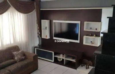 Sobrado à venda, 217 m² por r$ 739.999,90 - vila linda - santo andré/sp