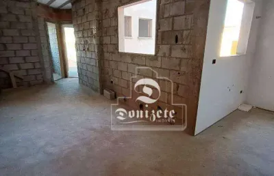 Cobertura com 2 dormitórios à venda, 92 m² por r$ 439.999,90 - vila pires - santo andré/sp