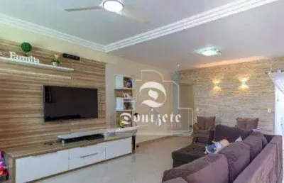 Sobrado com 3 dormitórios à venda, 250 m² por r$ 1.400.000,00 - vila scarpelli - santo andré/sp