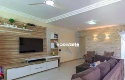 Sobrado com 3 dormitórios à venda, 250 m² por r$ 1.400.000,00 - vila scarpelli - santo andré/sp