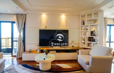 Apartamento com 4 dormitórios à venda, 198 m² por r$ 1.590.000,00 - centro - santo andré/sp