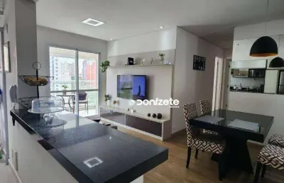 Apartamento com 2 dormitórios à venda, 66 m² por r$ 750.000,00 - jardim - santo andré/sp
