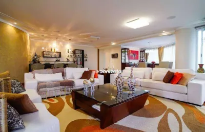 Apartamento com 4 dormitórios à venda, 380 m² por r$ 4.500.000,00 - jardim - santo andré/sp