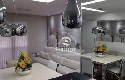 Apartamento com 2 dormitórios à venda, 55 m² por r$ 430.000,00 - vila alzira - santo andré/sp