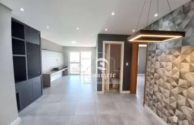 Apartamento com 3 dormitórios para alugar, 106 m² por r$ 6.970,00/mês - jardim - santo andré/sp