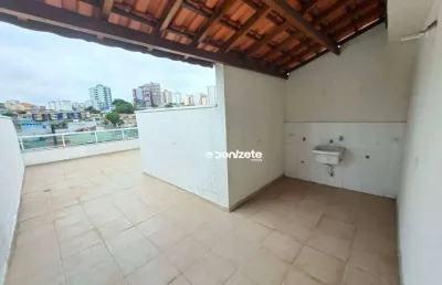 Cobertura com 2 dormitórios, 90 m² - venda por r$ 430.000,00 ou aluguel por r$ 2.175,00/mês - vila guiomar - santo andré/sp