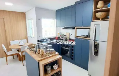 Cobertura com 2 dormitórios à venda, 112 m² por r$ 649.999,99 - vila alzira - santo andré/sp