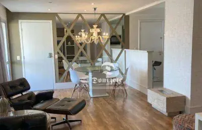 Apartamento com 3 dormitórios para alugar, 128 m² por r$ 6.500,00/mês - centro - santo andré/sp