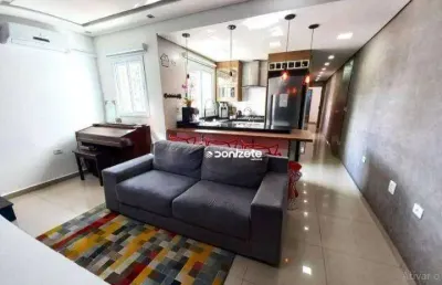 Cobertura com 3 dormitórios à venda, 160 m² por r$ 855.000,00 - vila valparaíso - santo andré/sp