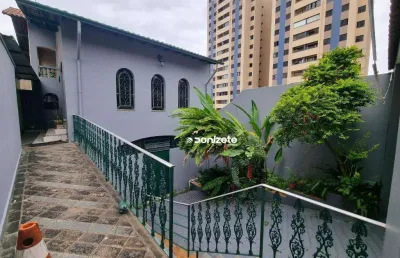 Sobrado para alugar, 547 m² por r$ 13.066,50/mês - vila valparaíso - santo andré/sp