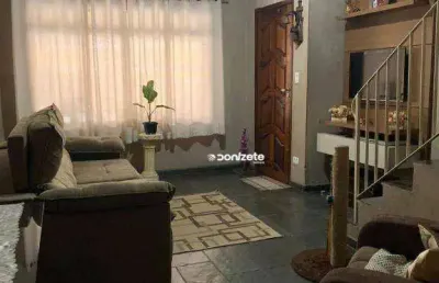 Sobrado com 2 dormitórios à venda, 133 m²  - vila eldízia - santo andré/sp