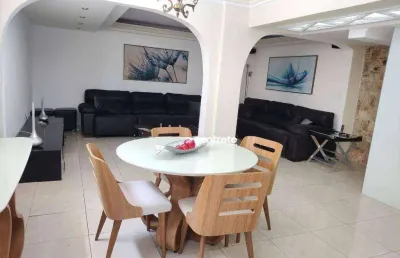 Casa com 4 dormitórios para alugar, 362 m² por r$ 10.253,02/mês - campestre - santo andré/sp
