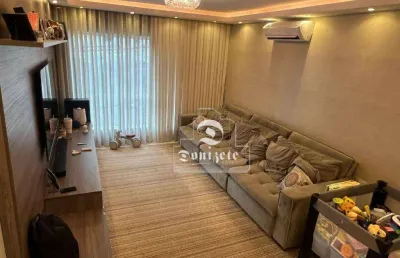 Sobrado com 3 dormitórios à venda, 144 m² por r$ 905.000,00 - vila bastos - santo andré/sp