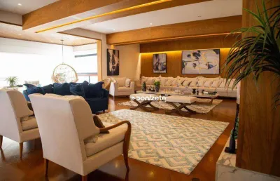 Apartamento com 4 dormitórios à venda, 440 m² por r$ 5.950.000,00 - jardim - santo andré/sp