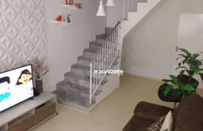 Sobrado à venda, 132 m² por r$ 589.999,90 - vila eldízia - santo andré/sp