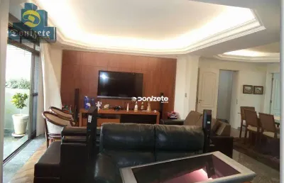 Apartamento com 4 dormitórios, 296 m² - venda por r$ 2.700.000,00 ou aluguel por r$ 10.600,01/mês - vila bastos - santo andré/sp