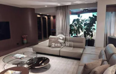 Apartamento com 3 dormitórios à venda, 270 m² por r$ 3.490.000,00 - vila assunção - santo andré/sp