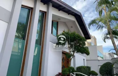 Sobrado com 3 dormitórios, 525 m² - venda por r$ 2.549.999,99 ou aluguel por r$ 14.164,99/mês - vila scarpelli - santo andré/sp